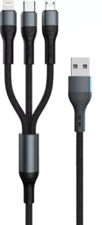 Pavareal 3-in-1 Fast Charge Cable (120 W) - Image 2