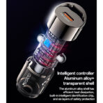 Yesido Super Fast 45W Mini Car Charger - Image 3