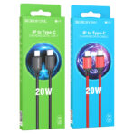 Borofone 20W IP to USB-C Charge & Data Cable